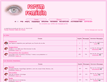 Tablet Screenshot of forum-feminin.com